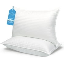Bed Pillows 2-Pack Queen Size Luxury Hotel Pillow for Side and Back Sleeper Pillows for Bed with Cooling Cover