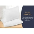 Bed Pillows King Size Set of 2, (White) Gusseted Bed Pillows for