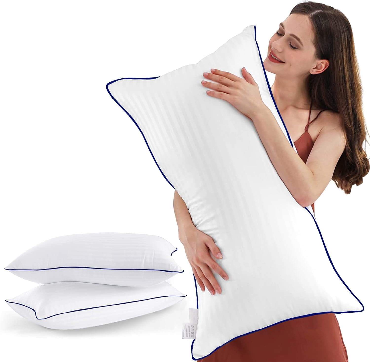 Bed Pillows Queen (U.s. Standard) Set of 2 Sleeping Use - Walmart.com