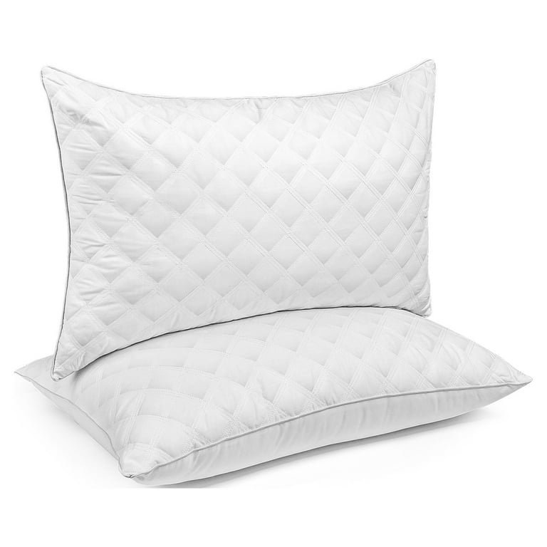 Bed Pillows Standard / Queen Size Set Of 2 - Down Bedding Cooling