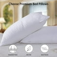 Bed Pillows for Sleeping 2 Pack, Cooling Gel Pillows, Ultra Soft