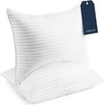 thumbnail image 1 of Bed Pillows Standard/Queen Size Set of 2 - Original Soft Down Alternative Pillow for Sleeping - Soft Support for Back, Stomach or Side Sleepers, 1 of 6