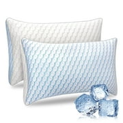 Cooling Bed Pillows Queen Size, Premium Down Alternative Pillows Set of 2 for Side, Back, and Stomach Sleepers