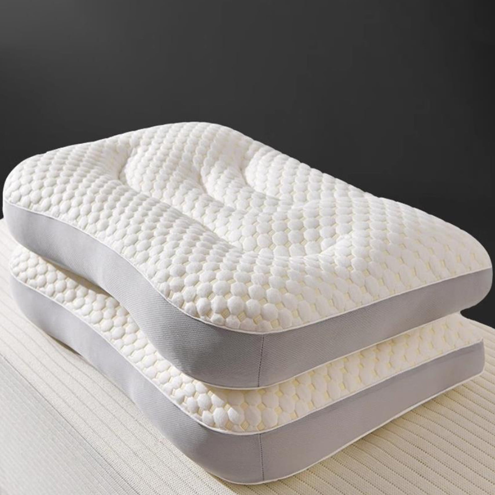 Bed Pillows for Sleeping Queen Size (White), Set of 1, Cooling Hotel Quality, for Back, Stomach or Side Sleepers