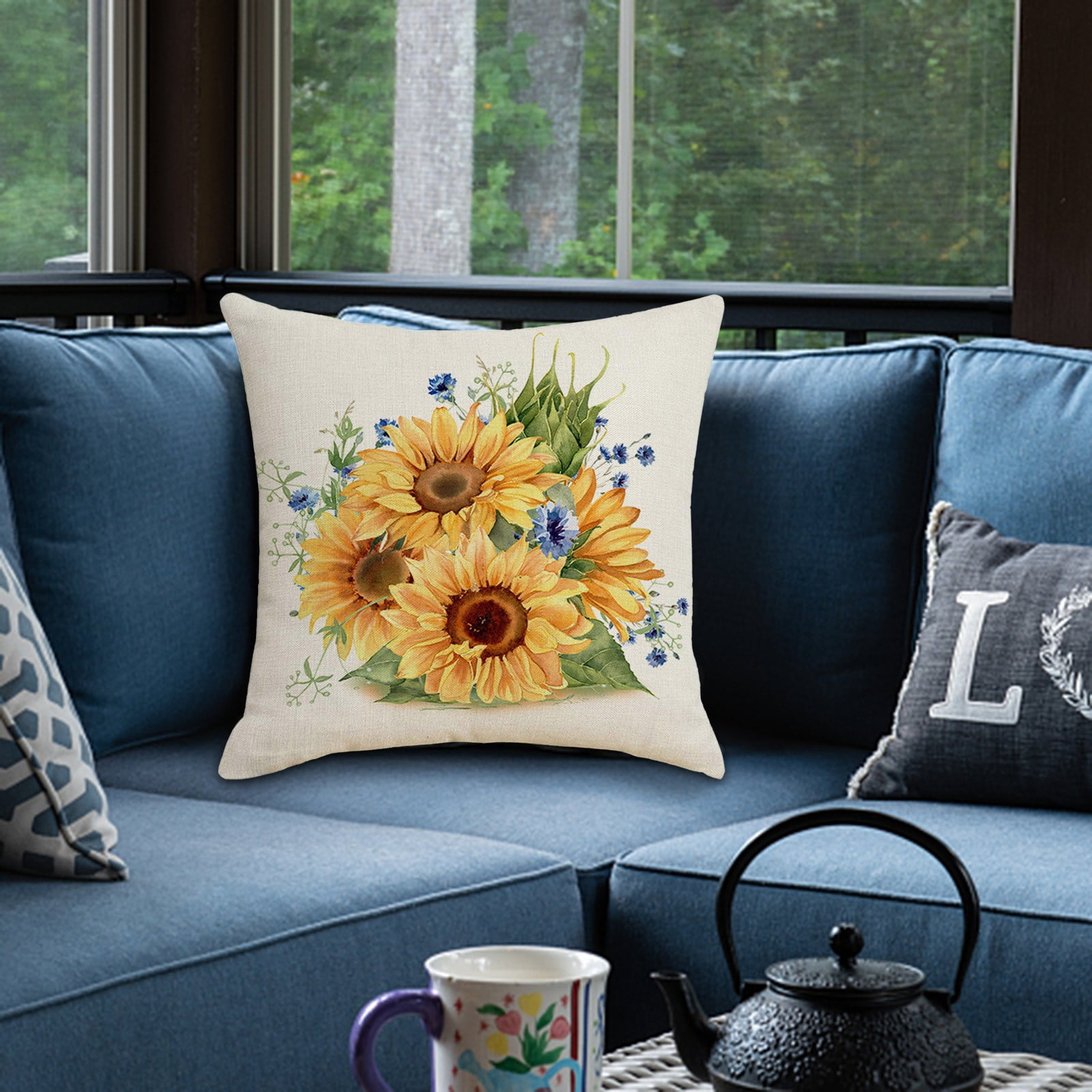 Bed Pillows for Sleeping Soft and Supportive Sunflower Chair Cushion