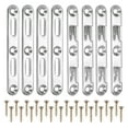 thumbnail image 1 of Bed Rail Brackets 5" Carbon Steel Bed Rail Fasteners Hardware Single Hook for Head Board Footboards Furniture Frame, 1 of 5