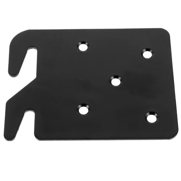 Raindrops Iron Bed Rail Connector for Home Black Professional Bed Hardware Supplies 1 Piece