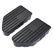 Bed Rail Stake Pocket Covers for GMC Chevy Silverado Sierra 1500 2019-2024 2025 2026, GMC Sierra 2500 3500HD 2020-2024 2025 2026, Truck Caps Rear Holes Plugs Covers Black