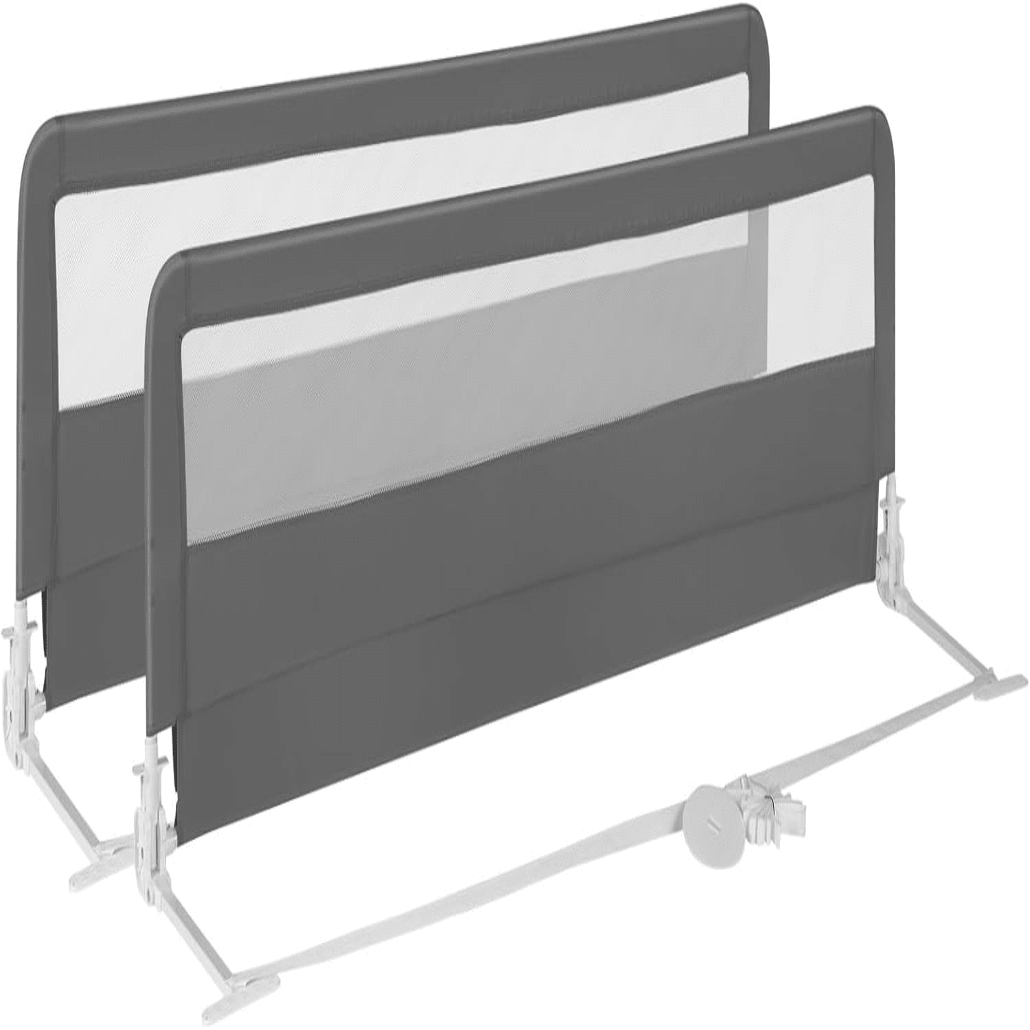 Bed Rail for Toddlers 2 PCS Extra Long Swing Down Safety Bed Guards w