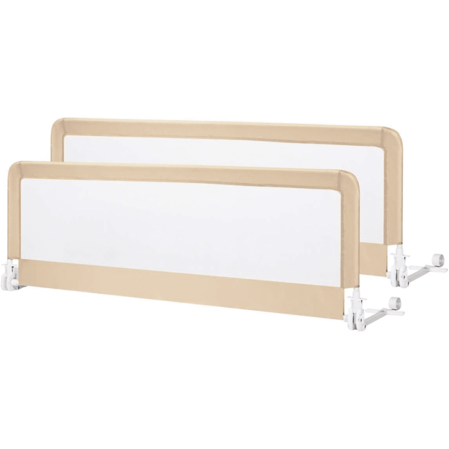 Bed Rail for Toddlers 2 PCS Extra Long Swing Down Safety Bed Guards w