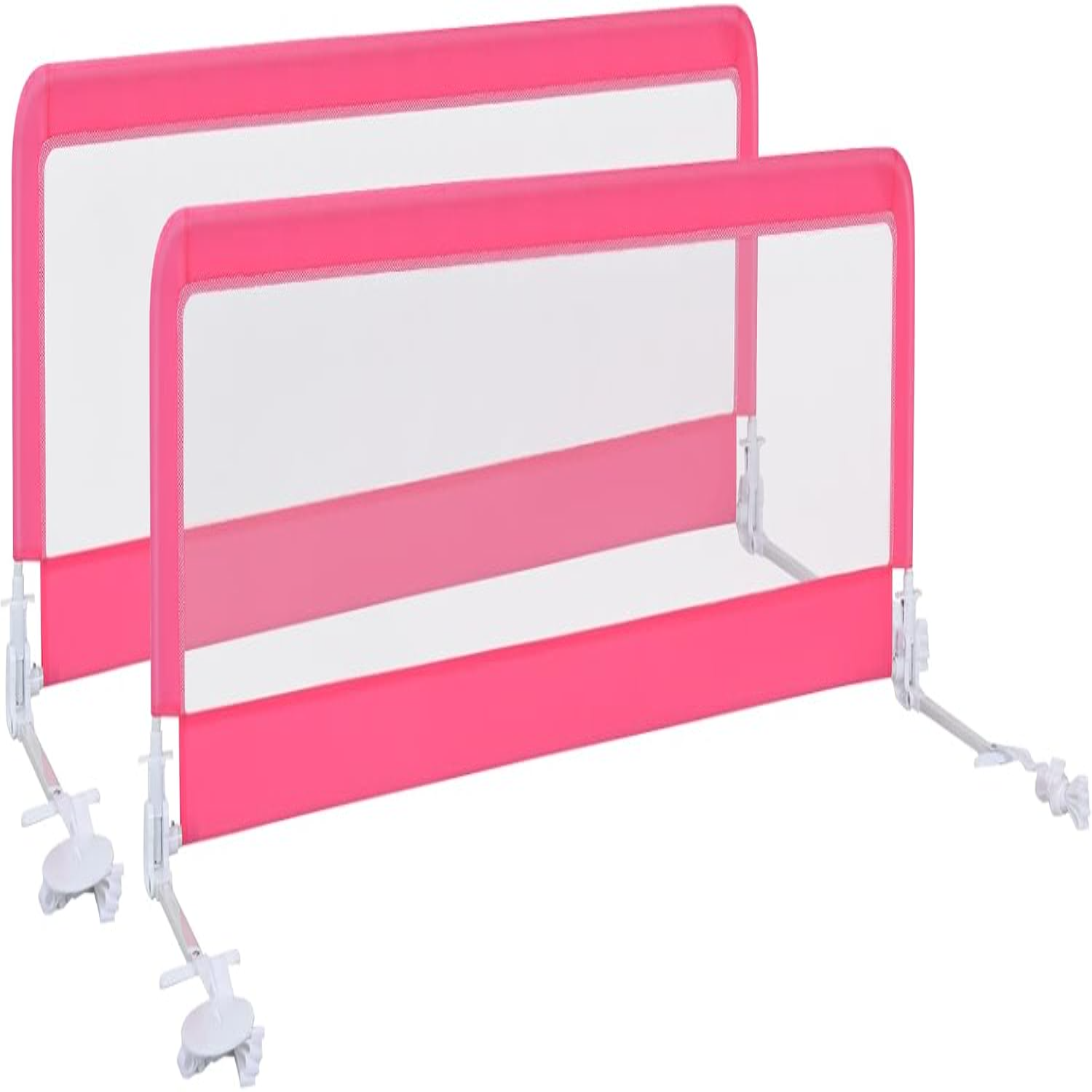 Bed Rail for Toddlers 2 PCS Extra Long Swing Down Safety Bed Guards w