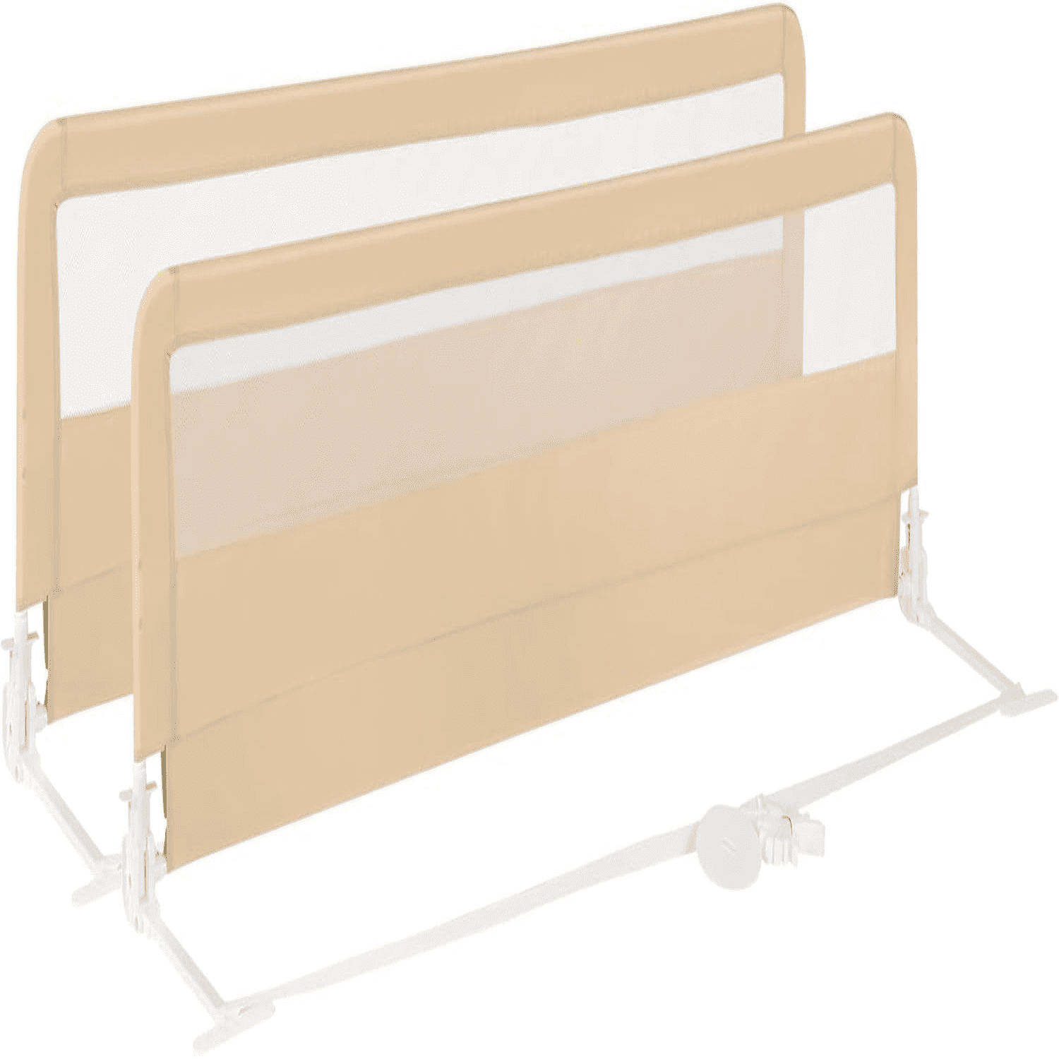 Bed Rail for Toddlers 2 PCS Extra Long Swing Down Safety Bed Guards w