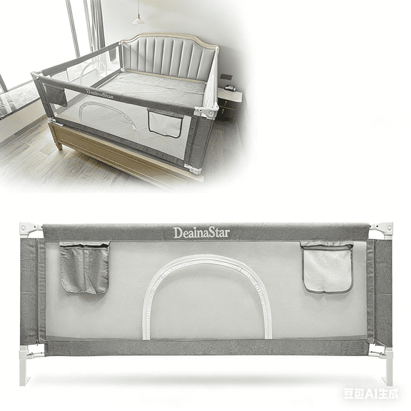 Bed Rail for Toddlers,38" Baby Bed Rail Guard,Upgrade Adjustable Kids Bed Rail,Universal Safety Baby Bed Side Rail Guard for Twin,Full,Queen,King,Cal King Size.