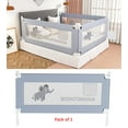 Bed Rail for Toddlers 59in Infants Safety Bed Guardrail, Vertical