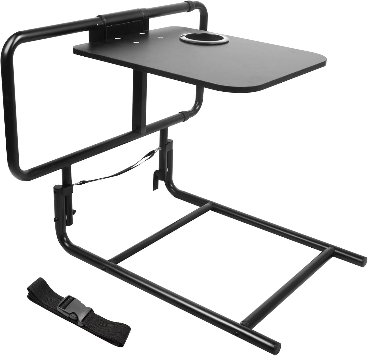 Bed Rails for Elderly Adults with Foldable Table & Adjustable Length