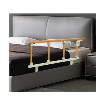 Bed Rails for Elderly Adults Guard Railing Bed Side Rail Medical Safety Bed Assist Bar for Seniors Bedside Handle Cane Hospital College Dorm Collapsible Bed Rail Metal Fall Protector Home Care Devices