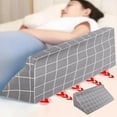 thumbnail image 1 of Bed Rest Support Pillow for Elderly & Patients | R-Shaped & Triangular Positioning Pillow for Turning & Posture | 1-Piece Foam Cushion for Nursing & Care, 1 of 5