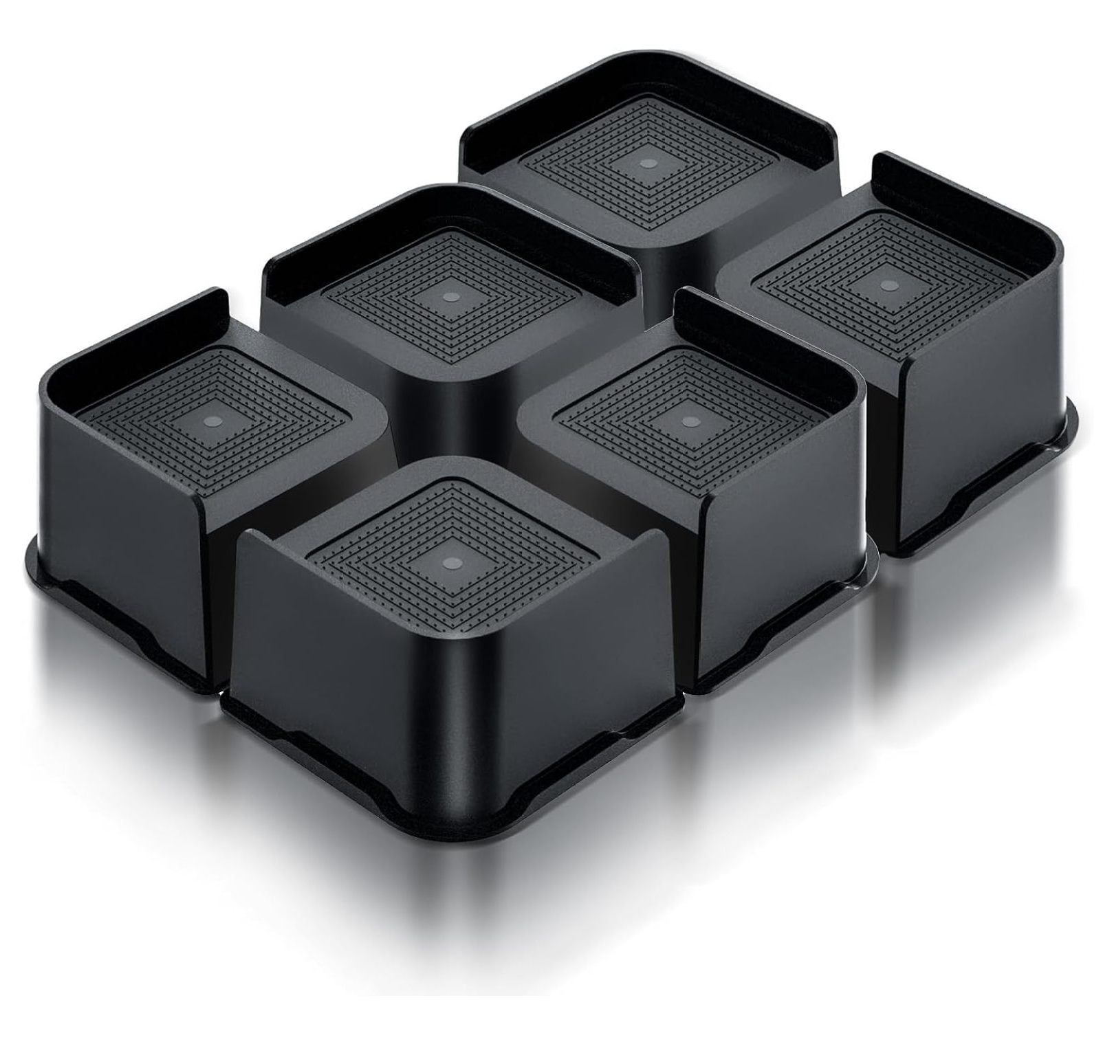 Bed Risers 2 inch, Heavy Duty Adjustable Furniture Riser, Raise Blocks ...