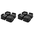 thumbnail image 1 of Bed Risers 3 Inch Heavy Duty, 4.8x4.8In Wide Opening Furniture Risers 8 Pack,Bed Lifts Risers for Sofa,Bed Frame,Tables, 1 of 5