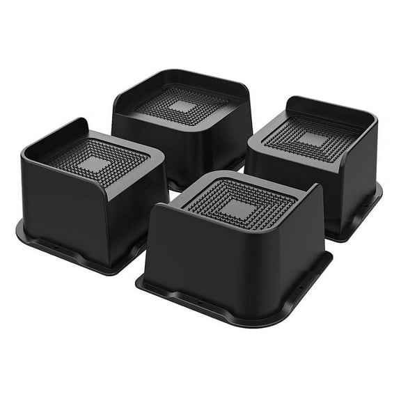Bed Risers 3 Inch Heavy Duty, 4.8x4.8In Wide Opening Furniture
