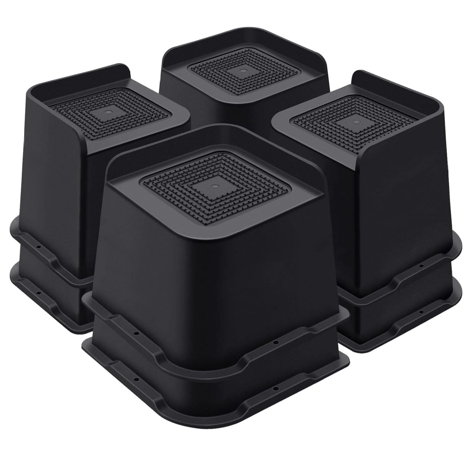 Bed Risers 4 Inch Heavy Duty, Furniture Risers for Bed Desk Table Sofa ...