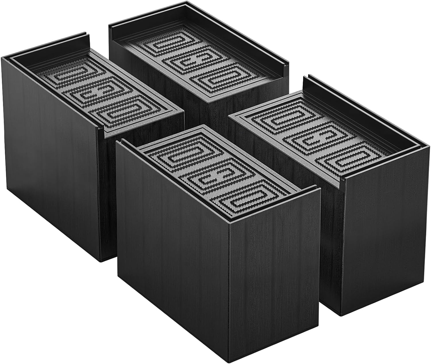 Bed Risers 5 Inch 2023, Rectangular Extra Large Furniture Risers for