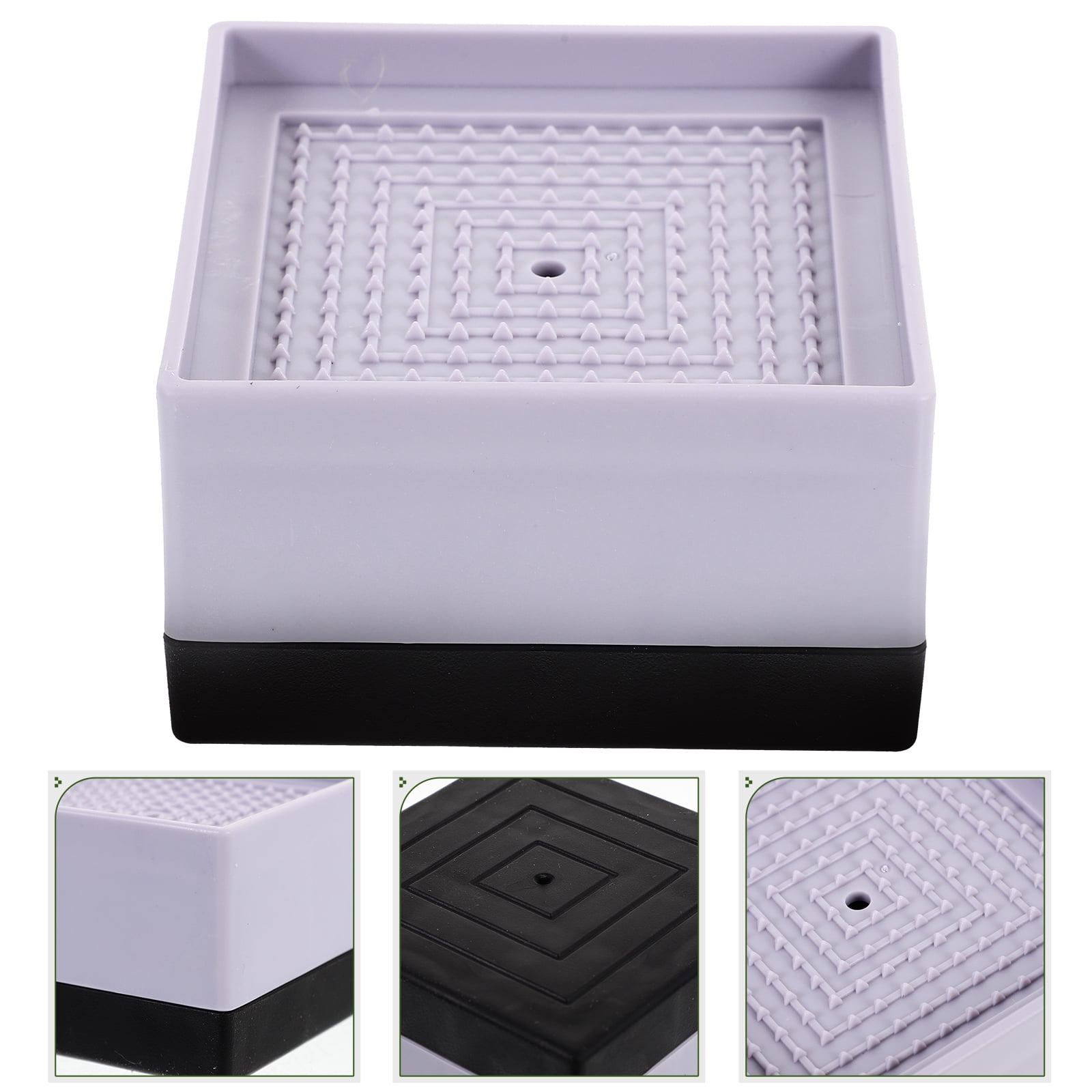 Home Safe Riser ETEREAUTY Safe Grey Plastic Sofa Risers for Furniture Stability Home ...