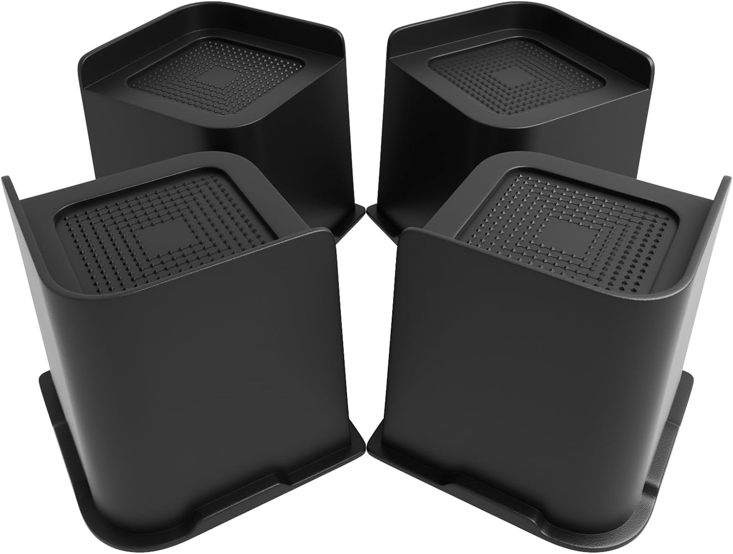 Bed Risers Heavy Duty Furniture Risers, 6 inch Bed Lifts Risers Support