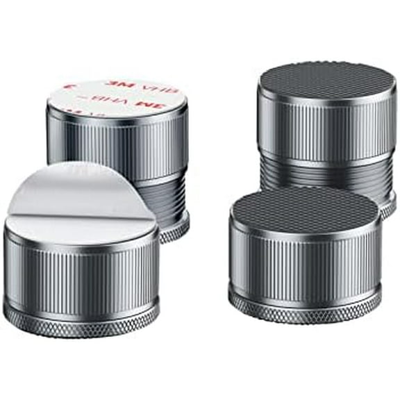 Bed Risers Heavy Duty, Metal Furniture Risers, Self-Adhesive Furniture Lifter Threaded Height Adjustment from 0.9"-1.7", Support up to 2200 Lbs, Set of 4 Pack$$Home Decor, Kitchen, & Other