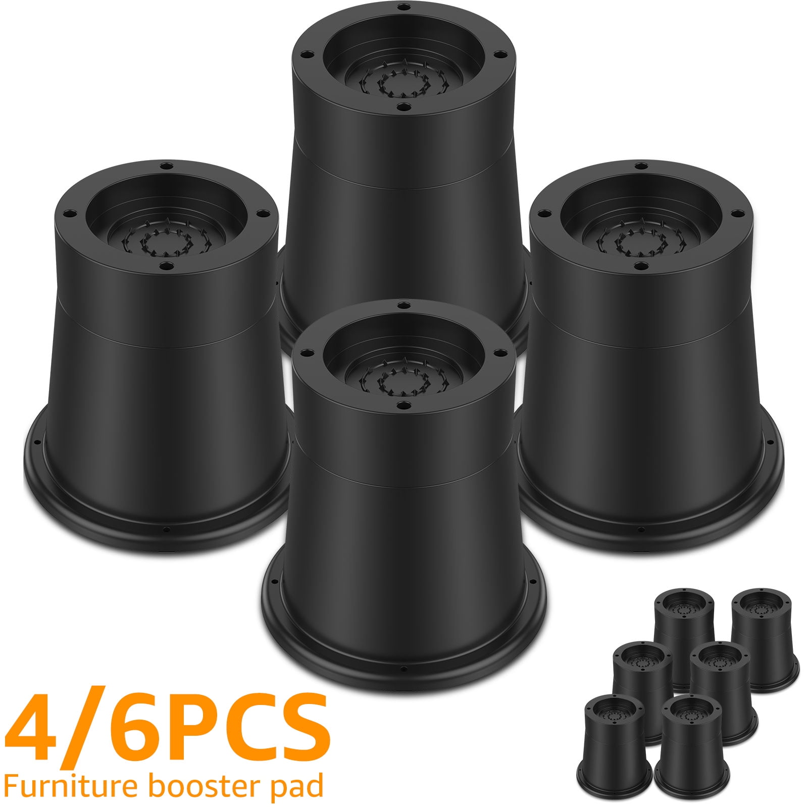 Bed Risers Round Furniture Risers Rubber Sofa Riser Supports Up to 6000