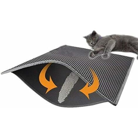 Bed Rugs for Cats, Foldable Double Sofa Bed with Honeycomb Nest, Cat Feeding Area, Sun Protection Rugs and Easy to Clean Rugs (40 50cm)