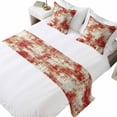 Bed Runner for King Size Bed, Red Ombre 3 Pcs Bedding Runner Set - 1 ...