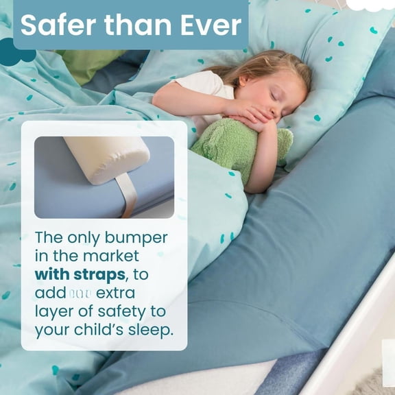 Bed Safety Bumper Classic (53") For Queen, King, Full-Size Beds