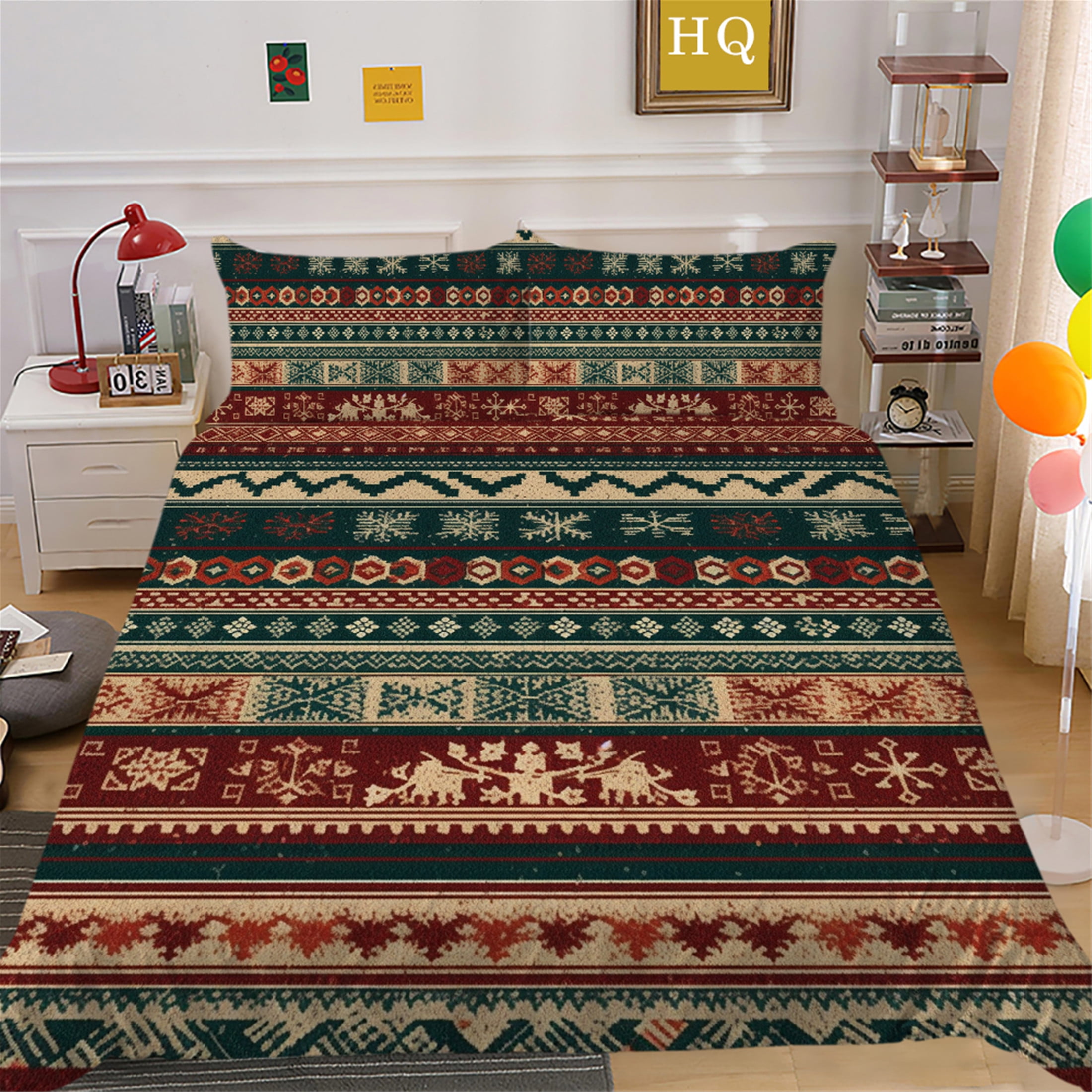 Bed Set Cover Children Adult Christmas Quilt Comforter Cover Set Luxury