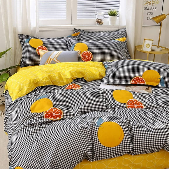 Bed Set Eco Friendly Bright Vivid Colors High Density Polyester Fiber Bed Sets Full for Dormitory Home Hotel Xemplaro