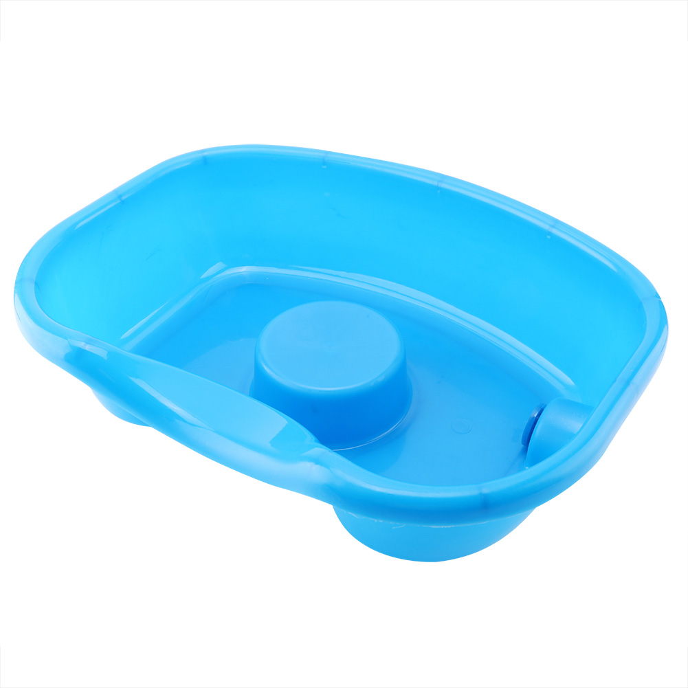 Bed Shampoo Basin, Hair Washing Basin Plastic Thicken Wash Basin Tray With Builtin Pillow And 1