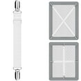 thumbnail image 1 of Bed Sheet Clips Keeping Sheets Place Elastic Corner Straps, Stretchable Metal Fasteners for Wrinkled Sheets, Easy Install for Sofa Covers Tablecloths, 1 of 9
