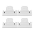 thumbnail image 1 of Bed Sheet Grippers, Heavy Duty Duvet Cover Clips, Sheet Clips for Bedding Sheet Holder That Hold Slip and Fall Out Keep (White/4 Pack) 2.87x2.24", 1 of 9