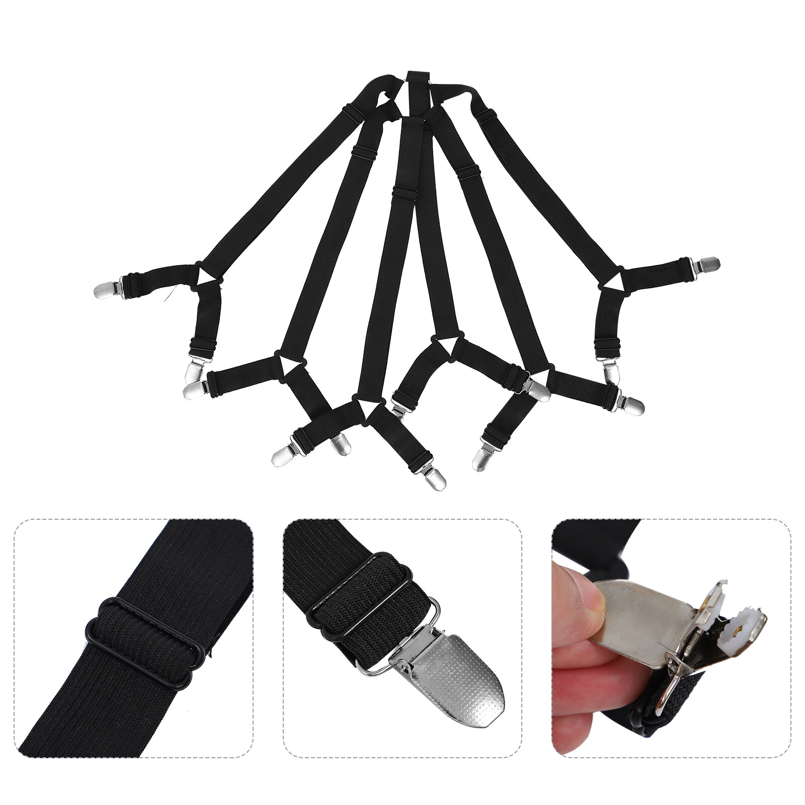 Bed Sheet Holder Household Bed Sheet Clips Grippers Fasteners 6 Sides