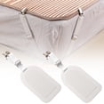 thumbnail image 1 of Bed Sheet Holder Straps – 2/4 Pack Adjustable Elastic Clips To Keep Sheets & Sofa Tight | Hidden Mattress – Easy installation Anti Fasteners, 2pc, 1 of 6