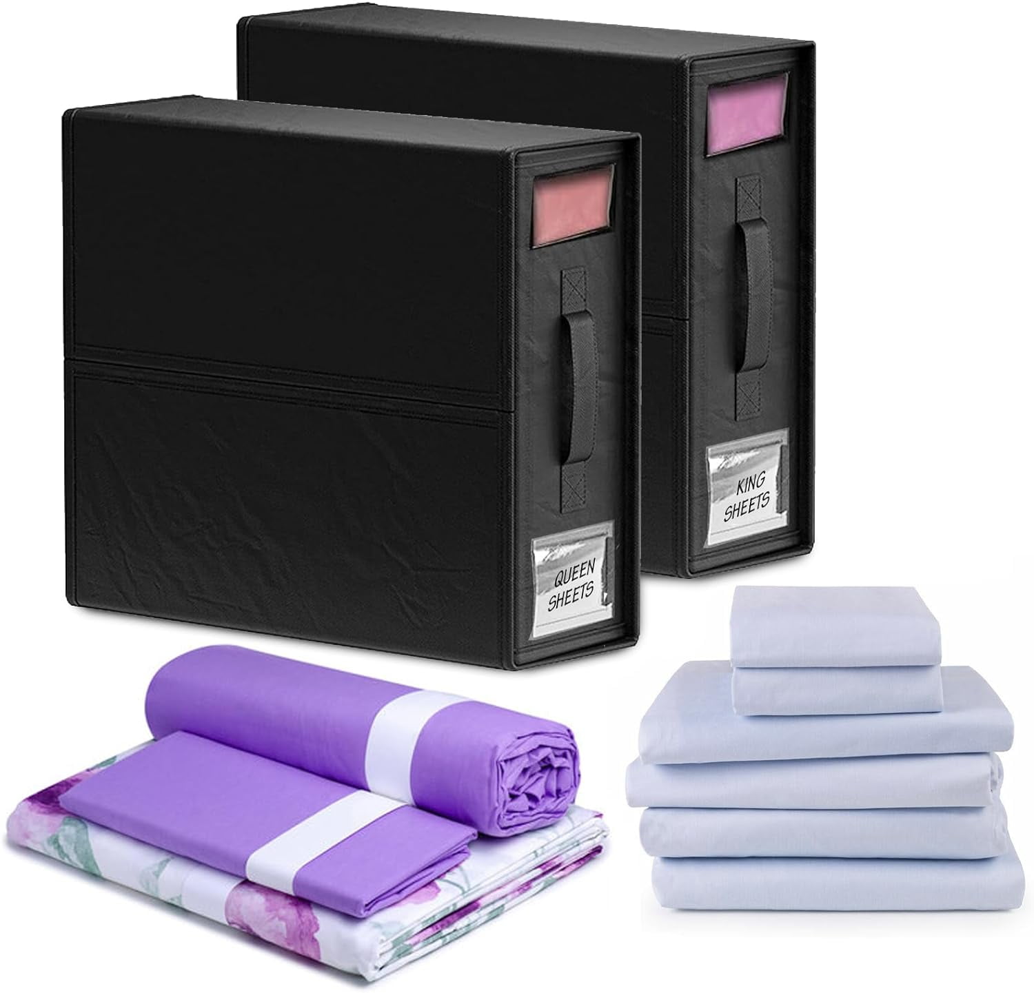 Bed Sheet Organizer Bed Sheet Storage Organizer for Linen Closet