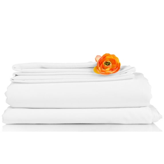 Bed Sheet Set 4 Piece 1800 CT Egyptian Comfort Feel Deep Pocket Hotel Bed Sheets