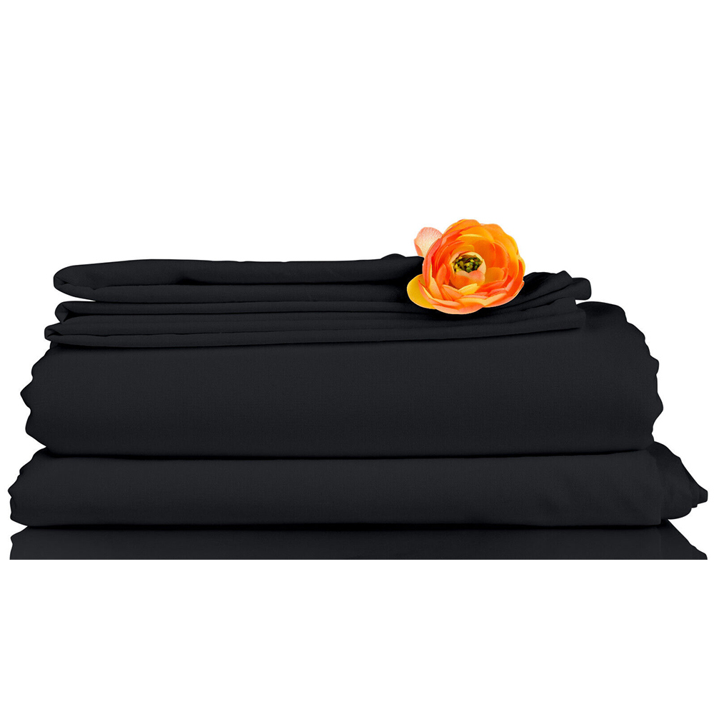 Bed Sheet Set 4 Piece 1800 Count Egyptian Comfort Deep Pocket Hotel Bed