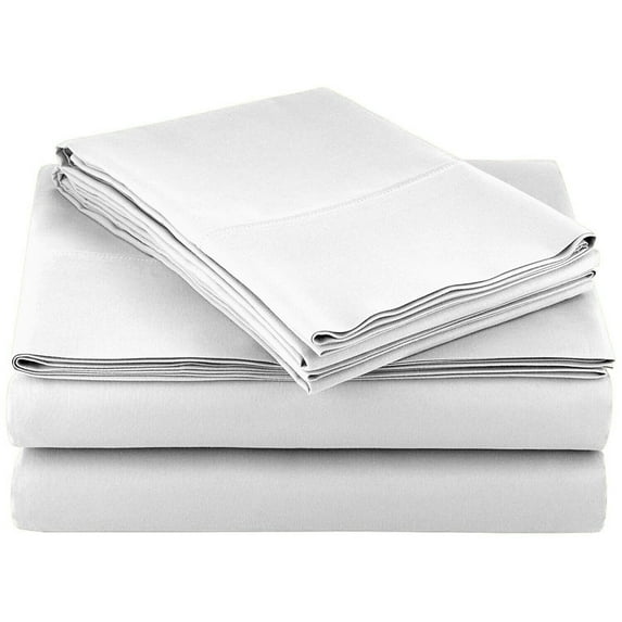 Bed Sheet Set 4 Piece Egyptian Comfort 1800 Count Ultra Soft Deep Pocket