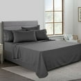 thumbnail image 1 of Bed Sheet Set 6 Piece Bedding Comfort Microfiber Deep Pocket 1800 Count Sheets, 1 of 16