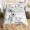 thumbnail image 1 of Bed Sheet Set Colorful Dandelion Full Size Bedding Set 3pcs for Kids Woman Adult Room Decor Comf, 1 of 5