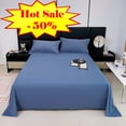 thumbnail image 1 of Bed Sheet Set, Cotton Sheet Twin, Hotel-Quality, Easy Care, Bedsheets Soft and Cool, with Deep Pocket, Gifts for All Seasons Dark Blue Clearance!, 1 of 7