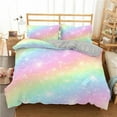 thumbnail image 1 of Bed Sheet Set Gradient Bedding Set Gradient Colors with Pillowcases Single Twin Full King Girl Kid, 1 of 5