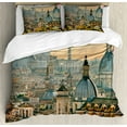 thumbnail image 1 of Bed Sheet Set Italy /King/Full Size for Kids Adult Microfiber Italian Rome Venice Pisa Tower Tuscan, 1 of 5