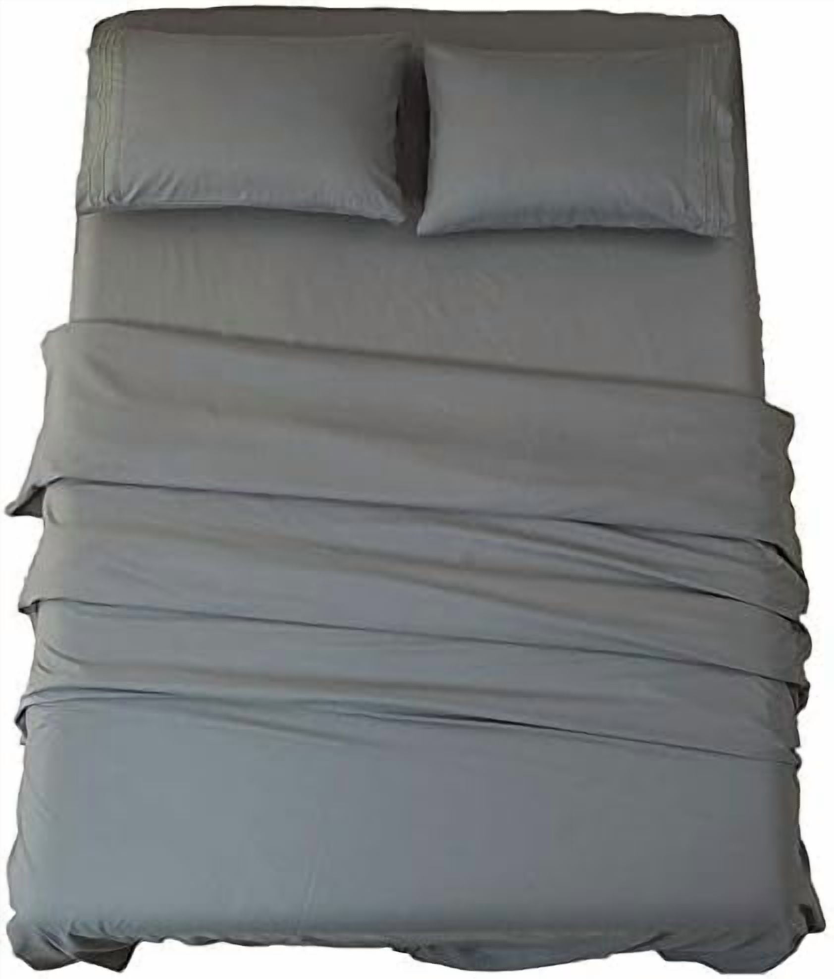 Bed Sheet Set Super Soft Microfiber 1800 Thread Count Luxury Egyptian ...